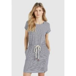 Khujo Jerseykleid »khujo Kleid ANNEMARIE«, Aus Gestreiftem Jersey Mit Eingrifftaschen -Khujo Store 01f398ff31bd79bf9963f7db3411f55c