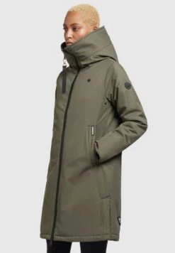 Khujo LISAD - Wintermantel - Khaki Grün -Khujo Store 03c57e4753894ac4a81368309bc45886