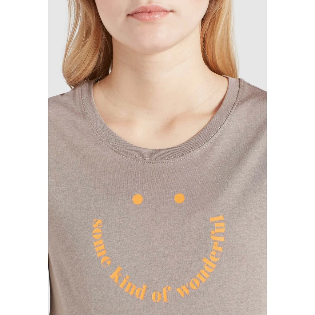 Khujo T-Shirt »khujo T-Shirt FRANCESCA SMILE«, Mit Statement-Print 6 Khujo T-Shirt »khujo T-Shirt FRANCESCA SMILE«, Mit Statement-Print – Bild 6