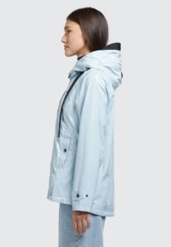 Khujo SOMIA - Regenjacke / Wasserabweisende Jacke - Hellblau -Khujo Store 085c0880ee374ad7bc131dce57fa7f02