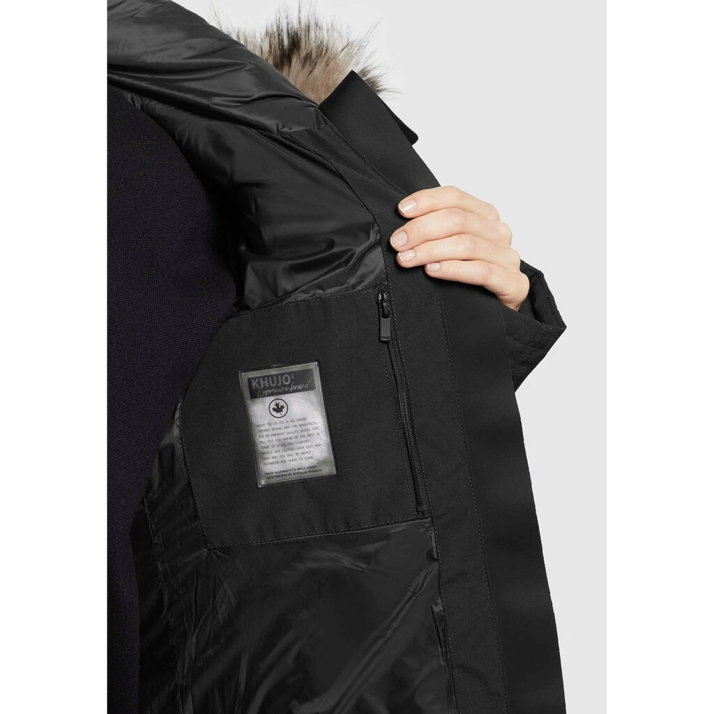 Khujo Steppmantel »CLOREN«, Mit Kuscheligen Fellimitat An Der Kapuze 5 Khujo Steppmantel »CLOREN«, Mit Kuscheligen Fellimitat An Der Kapuze – Bild 5