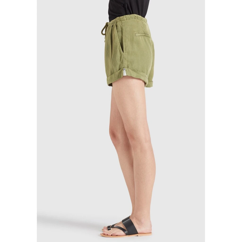 Khujo Hotpants »khujo Hose LIEKE«, Aus Weicher Leinenmischung Mit High Waist 2 Khujo Hotpants »khujo Hose LIEKE«, Aus Weicher Leinenmischung Mit High Waist – Bild 2