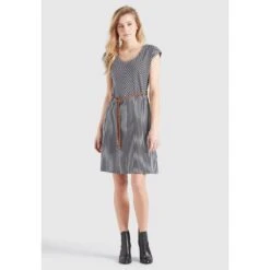 Khujo Jerseykleid »khujo Kleid LEIFA«, Aus Gestreiftem Jersey Mit Abnehmbarem Gürtel -Khujo Store 0f02288067b386eb0c852f77a8da2683