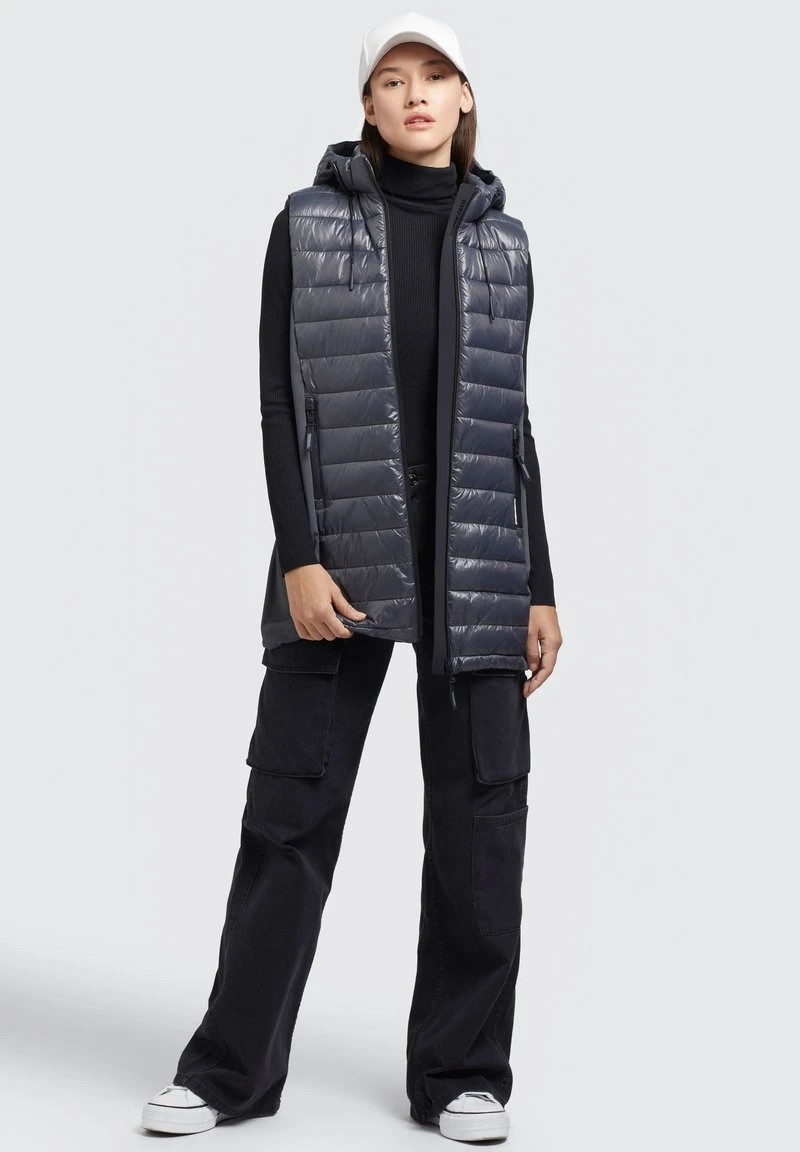 Khujo BECCA SHINY - Weste - Grau 2 Khujo BECCA SHINY - Weste - Grau – Bild 2