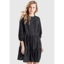 Khujo Blusenkleid »khujo Kleid CREPES«, Im Boho-Look Mit Lochstickerei -Khujo Store 110b17727e61c6b9a1a4f762ef9cc3b9