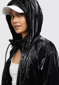 Khujo MARTHE - Regenjacke / Wasserabweisende Jacke - Schwarz -Khujo Store 129617c7acc24c318550718db03d7d48