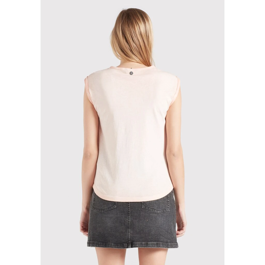 Khujo T-Shirt »khujo T-Shirt VIRGO«, Mit Abgerundetem Saum Und Kurzen Ärmeln 4 Khujo T-Shirt »khujo T-Shirt VIRGO«, Mit Abgerundetem Saum Und Kurzen Ärmeln – Bild 4