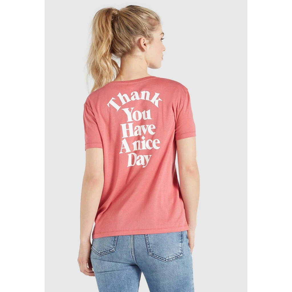 Khujo T-Shirt »khujo T-Shirt BANANI THANK YOU«, Im Loose Fit Mit Statement-Print 2 Khujo T-Shirt »khujo T-Shirt BANANI THANK YOU«, Im Loose Fit Mit Statement-Print – Bild 2