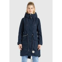 Khujo Kurzmantel »khujo Mantel NANDA2«, Mit Hoch Schließender Kapuze -Khujo Store 3b04ef85603ca8fd81b96f13d2267286