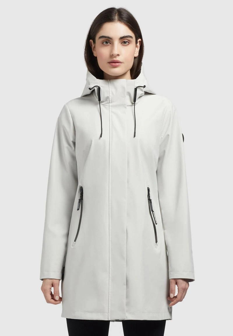 Khujo IZAF - Regenjacke / Wasserabweisende Jacke - Hellgrau 1 Khujo IZAF - Regenjacke / Wasserabweisende Jacke - Hellgrau