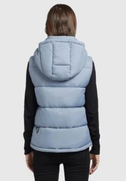 Khujo EDEN MATT - Weste - Hellblau -Khujo Store 4937c8621f9e47deafa1a36fd43d1e1d