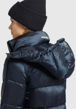 Khujo WORD SATIN - Wintermantel - Dunkelblau -Khujo Store 4a1a3a3aea0148fd94beba2c36ce85e0