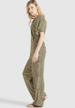 Khujo BORGIA - Jumpsuit - Schwarz-gelb Geblümt -Khujo Store 4bc8f74ed863462ab43ba2f03cdd4a85