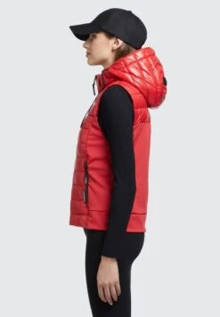 Khujo FABIA SHINY - Weste - Rot -Khujo Store 4bfe76287f9c45a28c524d8d2c3ff65d