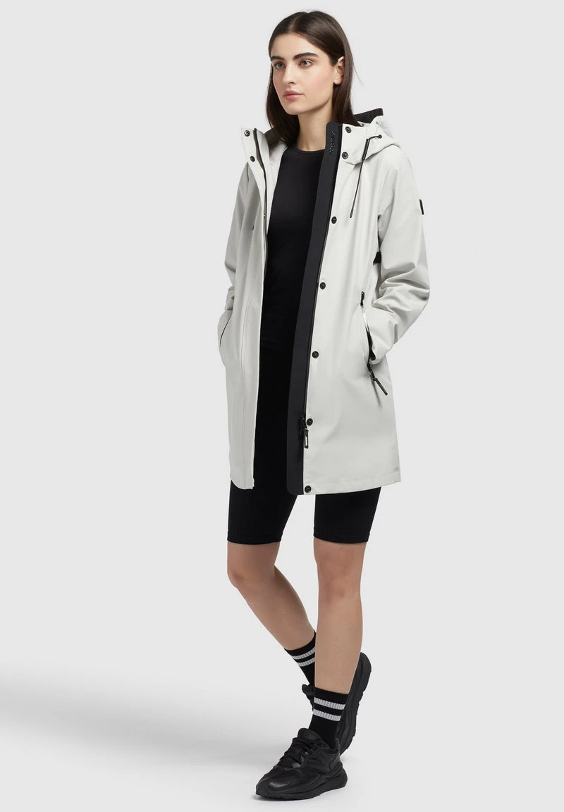 Khujo IZAF - Regenjacke / Wasserabweisende Jacke - Hellgrau 3 Khujo IZAF - Regenjacke / Wasserabweisende Jacke - Hellgrau – Bild 3