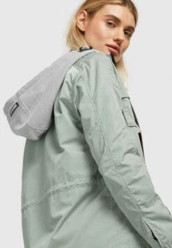 Khujo FLAMES - Leichte Jacke - Blassgrün 11 Khujo FLAMES - Leichte Jacke - Blassgrün -Khujo Store 56dee82b9982443fa52ff00b41015822