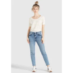 Khujo T-Shirt »khujo T-Shirt BARU«, Mit V-Ausschnitt