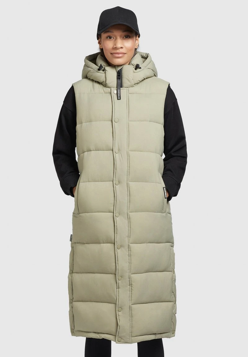 Khujo MAGNETA MATT - Weste - Mintgrün 1 Khujo MAGNETA MATT - Weste - Mintgrün