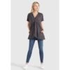 Khujo Longshirt »khujo T-Shirt SILJE«, Im Loose Fit Mit Spitze