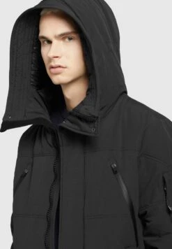 Khujo CLOYD - Wintermantel - Schwarz -Khujo Store 76ae1b3c27124d89b1f60317901065a3