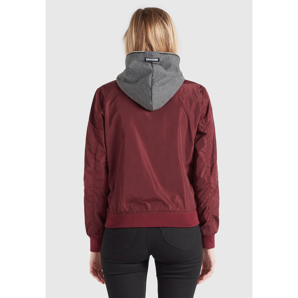 Khujo Bomberjacke »khujo Jacke LARIFA«, (1 St.), Mit Kapuze, Mit Herausnehmbarem Kapuzeneinsatz Aus Sweat 4 Khujo Bomberjacke »khujo Jacke LARIFA«, (1 St.), Mit Kapuze, Mit Herausnehmbarem Kapuzeneinsatz Aus Sweat – Bild 4