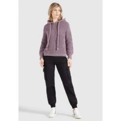 Khujo Kapuzenpullover »khujo Pullover HEDVIG«, Aus Baumwollstrick Mit Kapuze