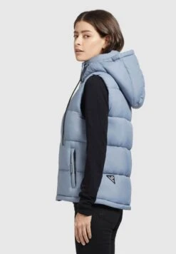 Khujo EDEN MATT - Weste - Hellblau -Khujo Store 9e3be07b8fcd4d86b1c498afeccdf35b