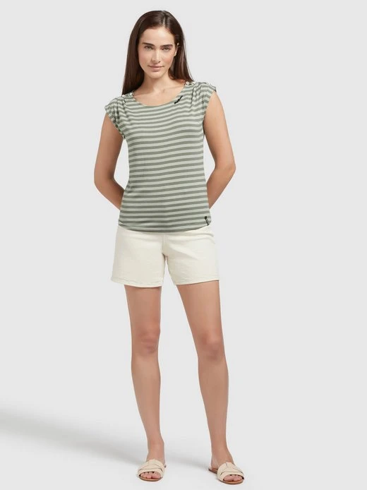 Khujo Damen T-Shirt - ANAIS STRIPES 2 Khujo Damen T-Shirt - ANAIS STRIPES – Bild 2