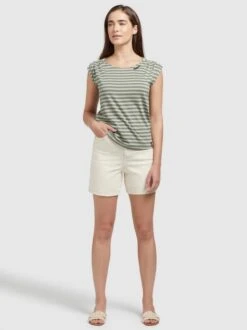 Khujo Damen T-Shirt - ANAIS STRIPES 10 Khujo Damen T-Shirt - ANAIS STRIPES -Khujo Store Damen T Shirt ANAIS STRIPES pdstandard 624965 0001 modelfront 3
