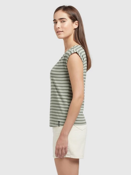 Khujo Damen T-Shirt - ANAIS STRIPES 5 Khujo Damen T-Shirt - ANAIS STRIPES – Bild 5
