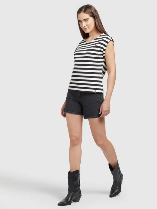 Khujo Damen T-Shirt - LHADSE STRIPES 3 Khujo Damen T-Shirt - LHADSE STRIPES – Bild 3