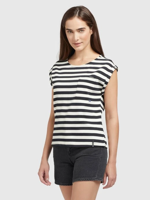 Khujo Damen T-Shirt - LHADSE STRIPES 5 Khujo Damen T-Shirt - LHADSE STRIPES – Bild 5