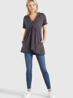 Khujo Damen T-Shirt - SILJE 11 Khujo Damen T-Shirt - SILJE -Khujo Store Damen T Shirt SILJE pdstandard 528442 0002 modelfront 3