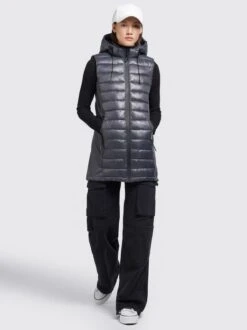 Khujo Damen Weste - BECCA SHINY -Khujo Store Damen Weste BECCA SHINY pdstandard 656979 0001 modelfront 3