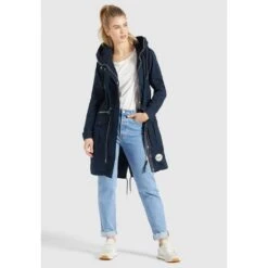 Khujo Kurzmantel »khujo Mantel NANDA2«, Mit Hoch Schließender Kapuze -Khujo Store a99d45aae9e195d84390e21ae0925536