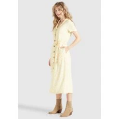 Khujo Blusenkleid »khujo Kleid GOYA«, In Midilänge Aus Bedruckter Viskose -Khujo Store ad9c750ba40bf68f6538b7a568ad57af