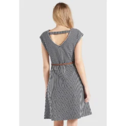 Khujo Jerseykleid »khujo Kleid LEIFA«, Aus Gestreiftem Jersey Mit Abnehmbarem Gürtel -Khujo Store ae212d00863bed5e55e6786fb542039d