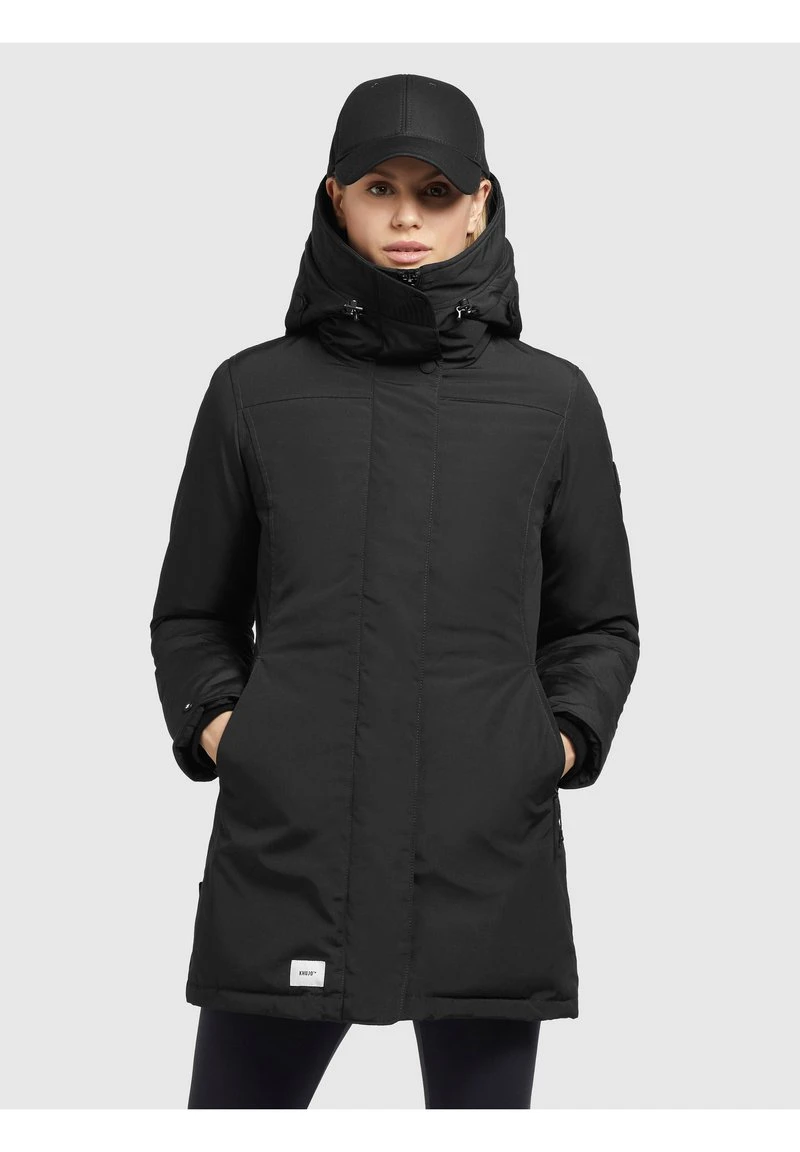 Khujo KANDA - Wintermantel - Schwarz 1 Khujo KANDA - Wintermantel - Schwarz