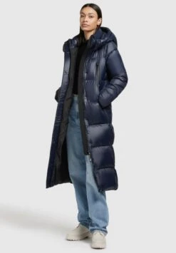 Khujo MELONA SHINY - Wintermantel - Dunkelblau -Khujo Store bcbe69c7ffad4b8fb5ec0d97ae2be1d5