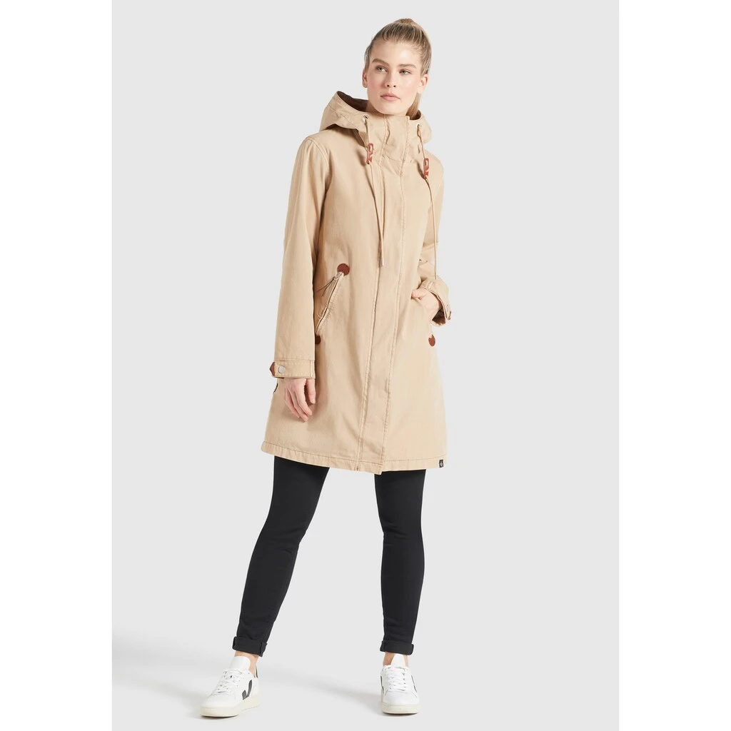 Khujo Kurzmantel »khujo Mantel ERMA2«, Im Loose Fit Mit Hoch Schließender Kapuze 1 Khujo Kurzmantel »khujo Mantel ERMA2«, Im Loose Fit Mit Hoch Schließender Kapuze