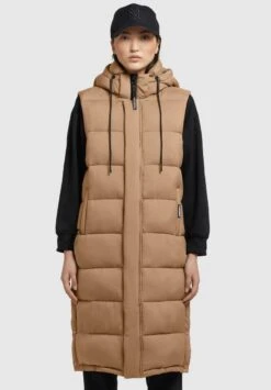 Khujo TOURIN MATT - Weste - Ocker