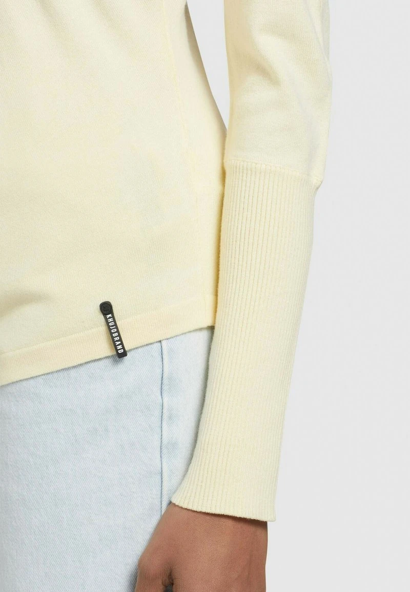 Khujo SHEA - Strickpullover - Hellgelb 5 Khujo SHEA - Strickpullover - Hellgelb – Bild 5