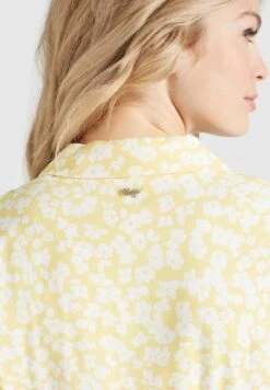 Khujo GOYA - Blusenkleid - Gelb-weiß Geblümt -Khujo Store c0d4553957654cc599a9ac7a3f060ad7