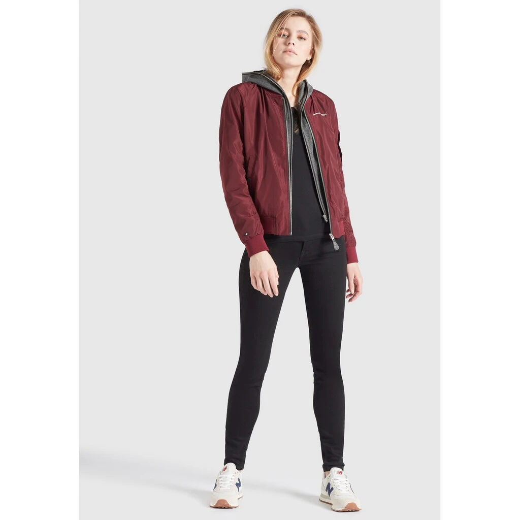 Khujo Bomberjacke »khujo Jacke LARIFA«, (1 St.), Mit Kapuze, Mit Herausnehmbarem Kapuzeneinsatz Aus Sweat 3 Khujo Bomberjacke »khujo Jacke LARIFA«, (1 St.), Mit Kapuze, Mit Herausnehmbarem Kapuzeneinsatz Aus Sweat – Bild 3