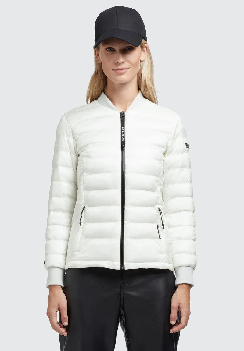 Khujo MAUDE SHINY - Bomberjacke - Cremeweiß 1 Khujo MAUDE SHINY - Bomberjacke - Cremeweiß