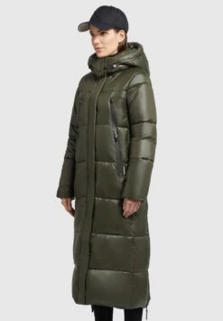 Khujo MELONA SHINY - Wintermantel - Dunkelgrün -Khujo Store ced31677049743988ef9e10c0583c5b6