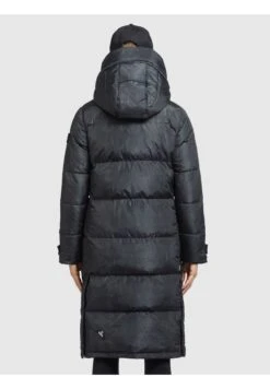 Khujo DAKOTA - Wintermantel - Dunkelblau Gemustert -Khujo Store d144bdbcb78b47c79770239eb69e1889