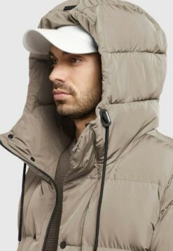 Khujo RAFI - Wintermantel - Taupe -Khujo Store d188820ba00c4ab79fbf2f2f8f3d2d27