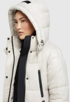 Khujo MELONA SHINY - Wintermantel - Perlweiß -Khujo Store df55bbaf18534945a34150fe6a4afcac