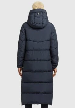 Khujo SHIMANTA2 - Wintermantel - Schwarzblau -Khujo Store e7ffc348b4894103be15f23c4df35ddc